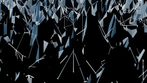 Artic Ice Digital Data Network Vídeos de archivo 332127557