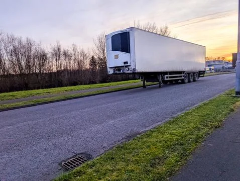 Artic Lorry Trailer Stock Photos