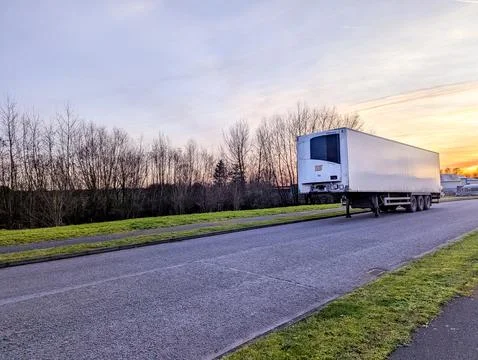 Artic Lorry Trailer Stock Photos