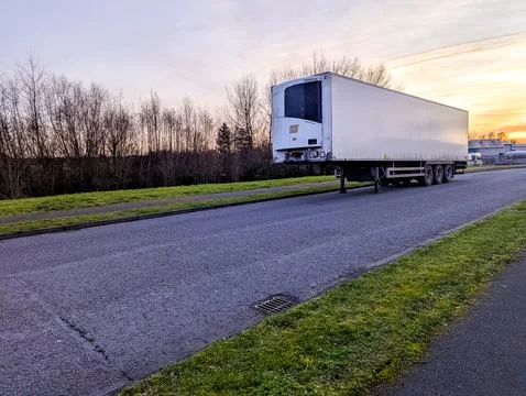 Artic Lorry Trailer Stock Photos