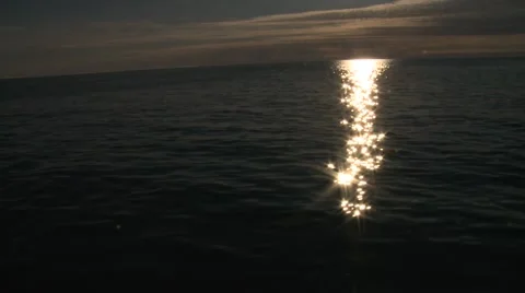 Artic Sunset mid summer night Video stock 47773034