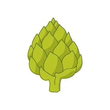 Artichoke doodle icon, vector hand draw illustration Stock Illustration