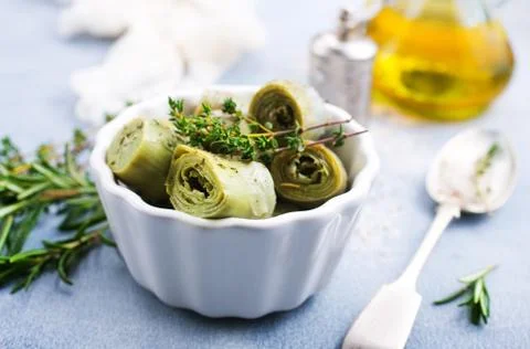 Artichoke hearts Stock Photos