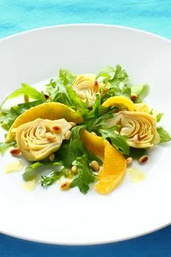 Artichoke salad Stock Photos
