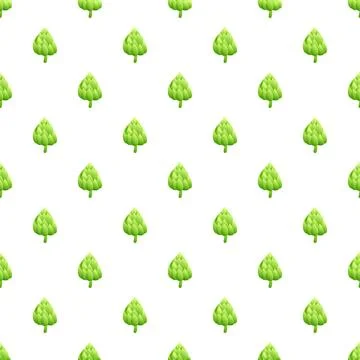 Artichoke vegetable repeat pattern on white background Stock Illustration