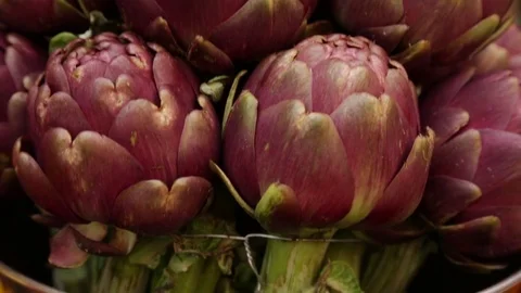 Artichokes composition  Video stock 81925385