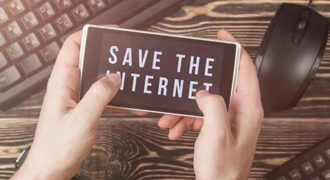 Article 13 the amendment to the EU legislation banned media materials on the Stock Photos