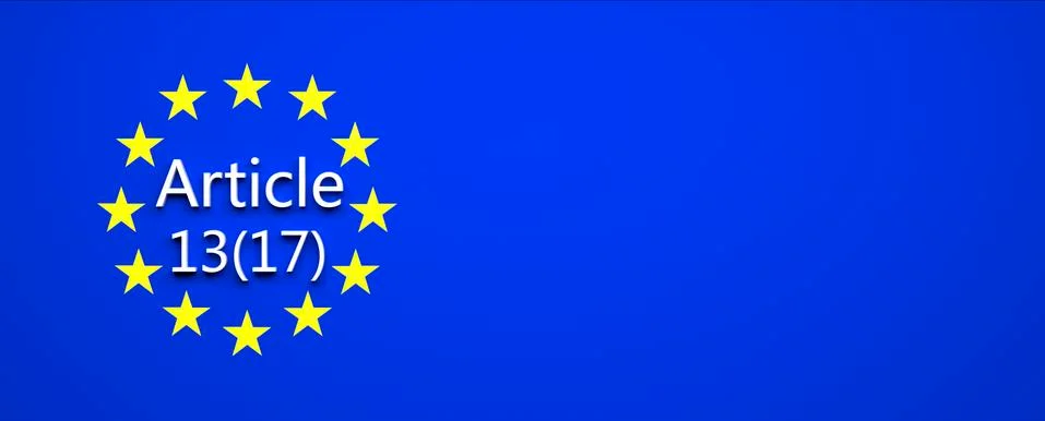 Article 13 Stock Illustration