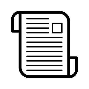 Article, blog post icon. Stock-Illustration