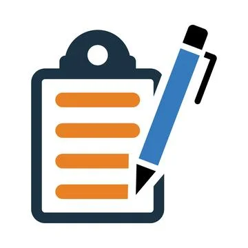 Article, report, pen, article submission icon Stock-Illustration