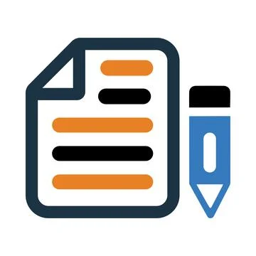 Article, report, pen, article submission icon Stock-Illustration