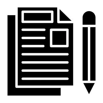 Article Vector Icon Design Illustration Stock Illustration