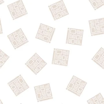Article web information glyph seamless pattern Stock Illustration