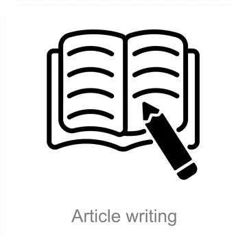 Article writing Stock Illustration