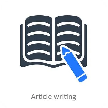 Article Writing Stock Illustration