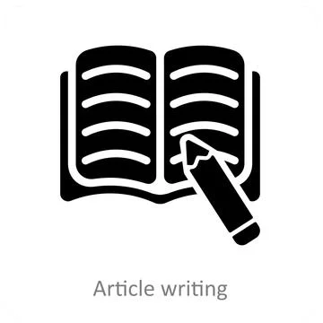 Article Writing Stock Illustration