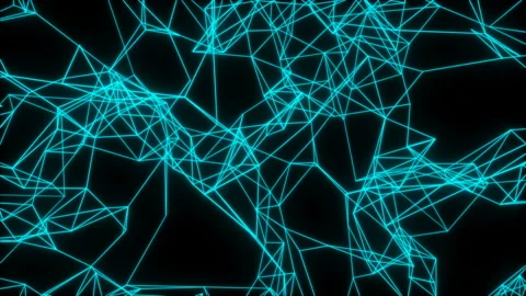 Articulations in the structure appear and disappear.3d render Neuron glowing Stock Footage 98980157