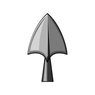 Artifact arrowhead cartoon vector illustration Illustrazione stock