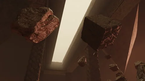 Artifact corridor Low angle shot 库存影片 234402450