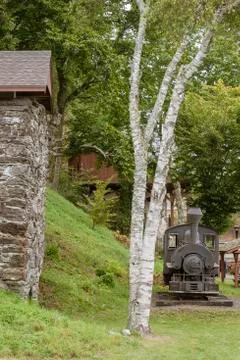 Artifacts from Rockport lime processing industry Stock Photos