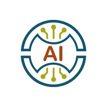 Artifical Intelligence Vector Icon Design Free Vector Illustrazione stock