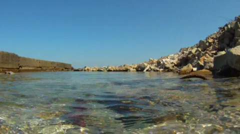 Artificial bay Stock Footage 834948