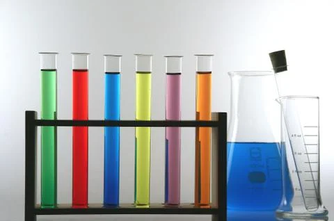 Artificial biological chemistry clear code copy Stock Photos