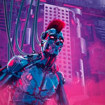 The artificial boy Illustrazione stock