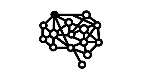 Artificial brain icon animation Stock Footage 151263489