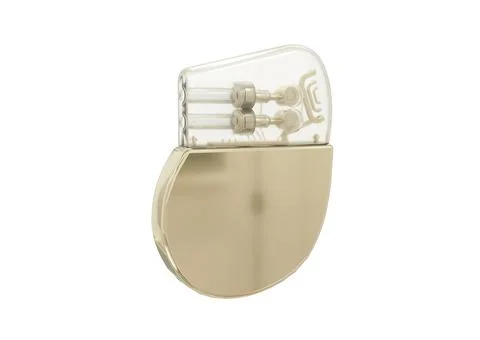 Artificial cardiac pacemaker isolated on white background Stock Illustration