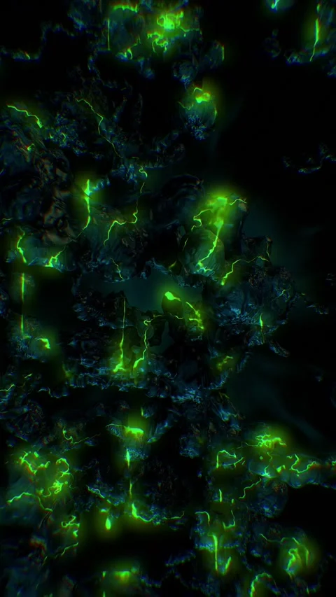 Artificial Cellular Structures Stock Footage 294079131