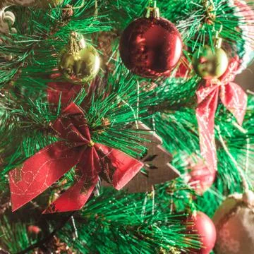 Artificial Christmas Tree. Stock Photos