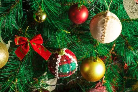 Artificial Christmas Tree. Stock Photos