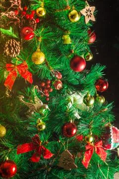Artificial Christmas Tree. 스톡 사진