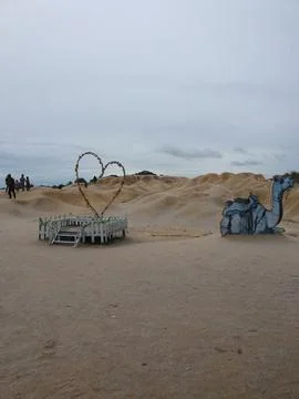 Artificial desert Stock Photos