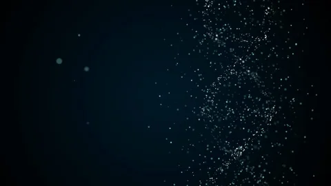 Artificial dna structure with shining light particles on dark artistic Stock Footage 122260762