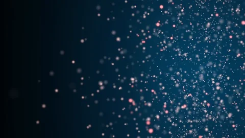 Artificial dna structure with shining light particles on dark artistic Stock Footage 122266927