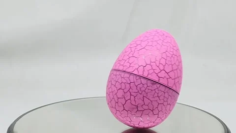 Artificial Easter egg in pink Stock Footage 279293937