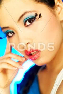 Artificial eyelashes 2 Stock Photos