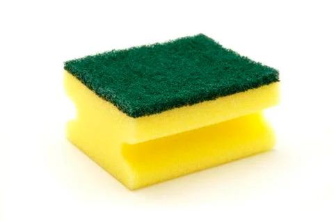 Artificial fibre sponge Stock Photos