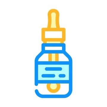 Artificial flavoring color icon vector illustration color Illustration