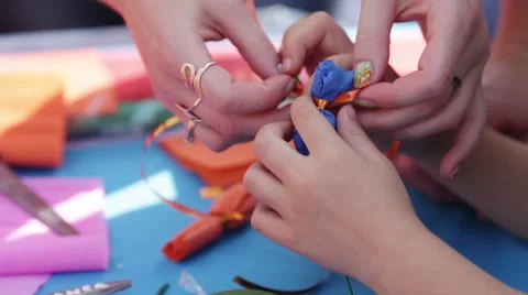 Artificial flower 스톡 동영상 42258042