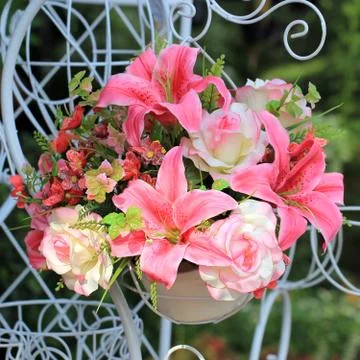 Artificial flower Stock Photos