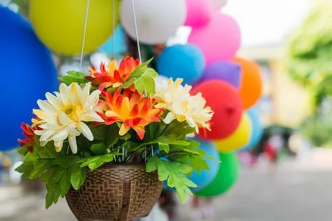 Artificial flower Stock Photos