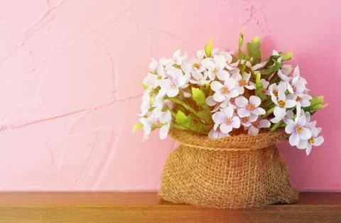 Artificial Flower on Sunset Stock Photos