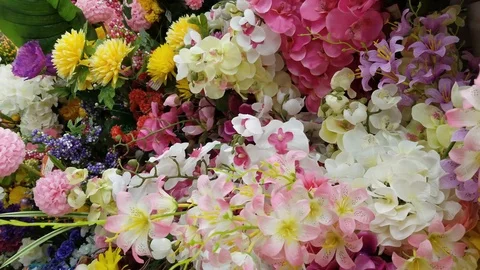 Artificial flowers Stock-Footage 90768473