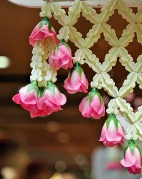 Artificial flowers Stock Photos