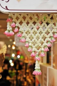 Artificial flowers Stock Photos