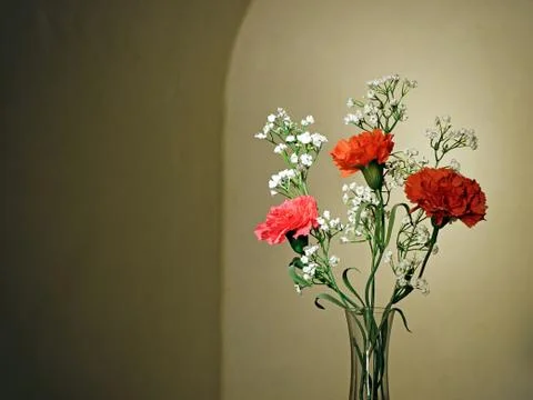 Artificial flowers Stock Photos