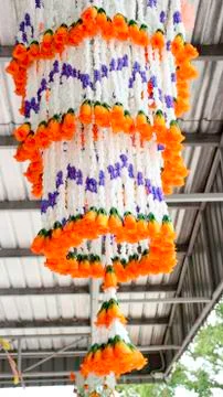 Artificial flowers Stock Photos